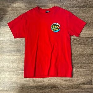Santa Cruz Red Tee, Size: M